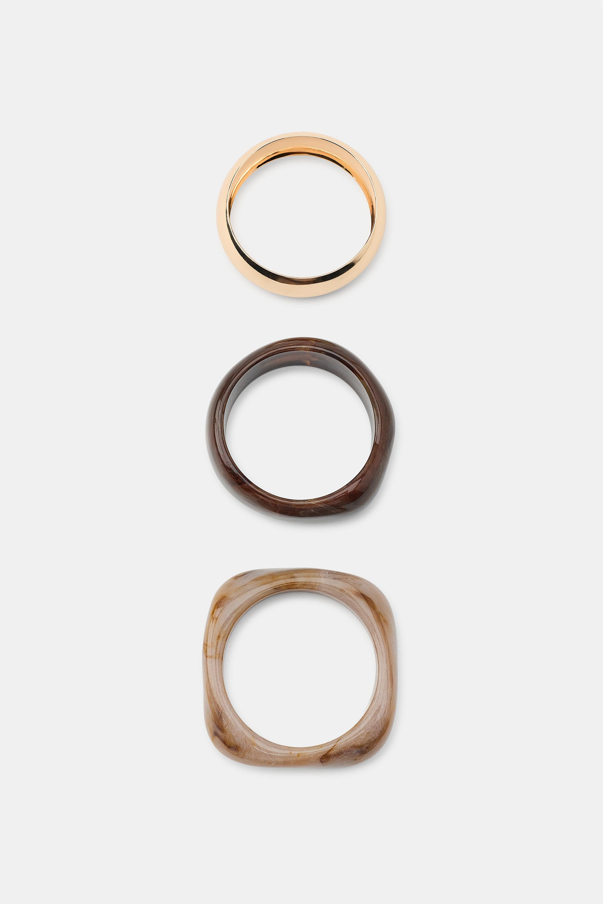 PACK OF 3 MIXED RIGID BRACELETS | Zara UK