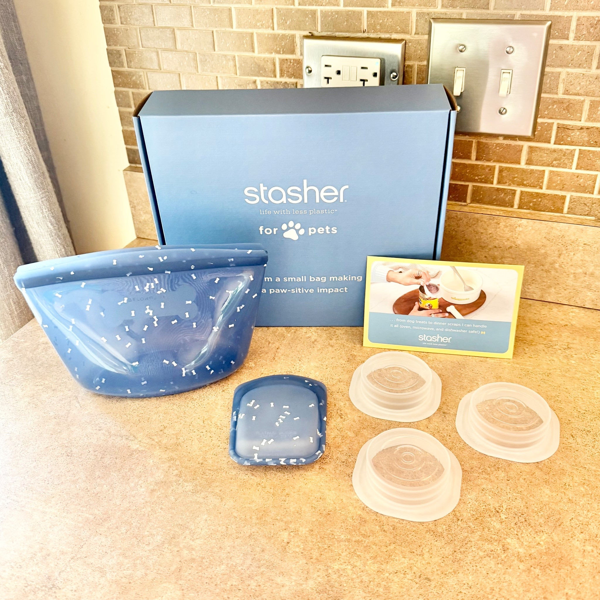 You know it’s going to be a good day when Sight gets mail. 

@stasherbag released a new pet collection. It’s absolutely amazing and I’ll be bringing it with me everywhere I take sight. 

Pet Food Storage 5-Pack
$49.99
- 1 Pet Food Container
- 1 Pet On-the-Go Treat Bag
- 3 Small Wet Food Stretch Lids

Free shipping on US orders $59+

#LTKTravel #LTKHome