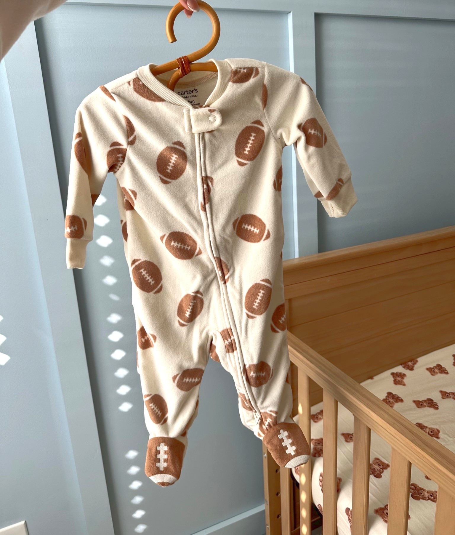 Baby football onesie zippie

#LTKBaby #LTKBump