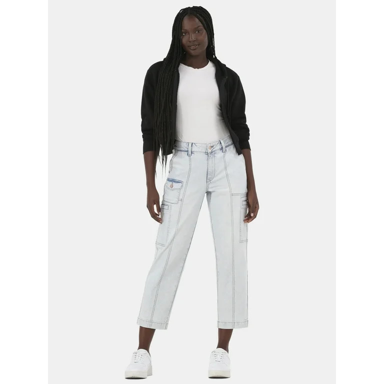 Time and Tru Women's and Women’s Plus Utility Jeans, 27" Inseam, Sizes 2-20 | Walmart (US)