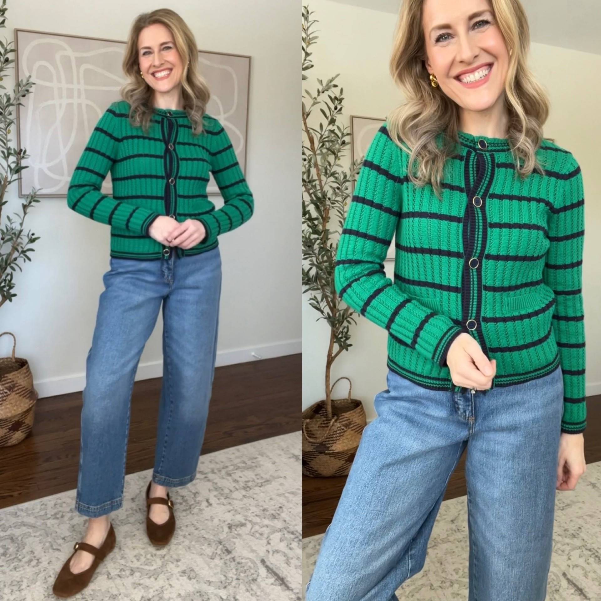 Walmart cardigan on clearance, elevated look and feel. Runs a little small, I’m in a small, would try a medium next time. #walmartfahsion 

#LTKOver40