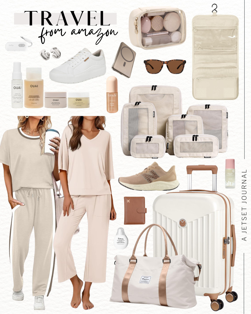 Frequent flyers are loving the fantastic finds on the Amazon Travel list and recommending it all over social media right now. This highly-rated WIHOLL 2 Piece Lounge Set looks chic when styled with the classic Dr. Scholl's Time Off sneakers. To keep your suitcase organized, use these compression packing cubes and store your daily essentials in the Luxtude hanging toiletry bag. These are getting me excited for my next trip!

#LTKSeasonal #LTKSaleAlert #LTKTravel
 

 