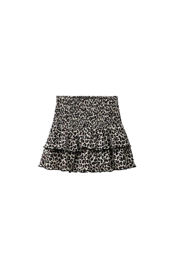 ANIMAL PRINT SKORT | Zara US