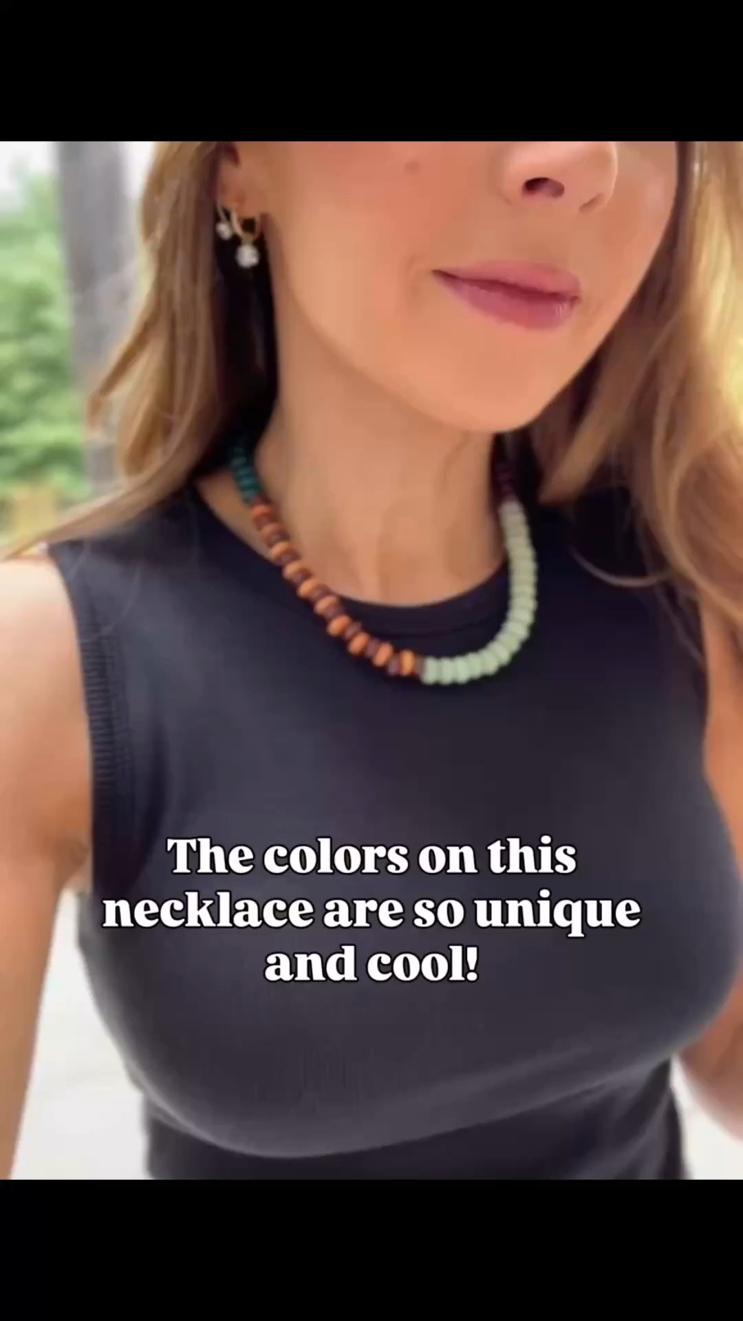 You know my love of beaded necklaces- this @Madewell  necklace is unique and goes well with so many different outfits