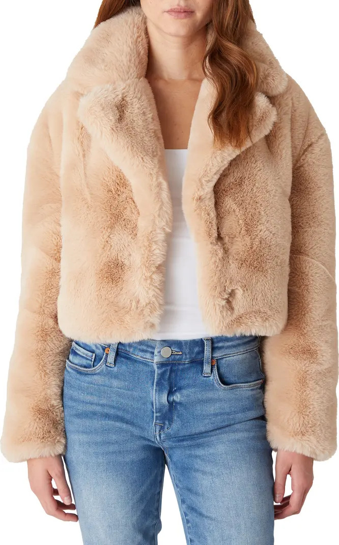 BLANKNYC Crop Faux Fur Jacket | Nordstrom | Nordstrom