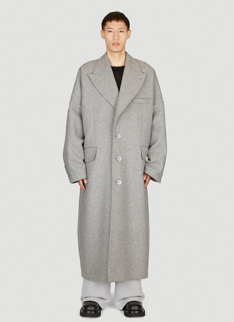 Double-Breasted Wool Coat | LN-CC