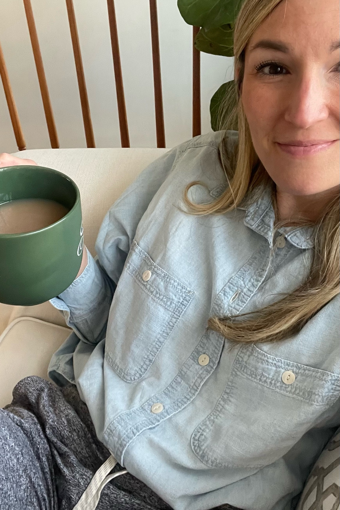 Comfiest cozies. Size down in this ultra soft Gap shirt. I’m wearing an XS. The Vuori joggers are the softest things you’ll ever put on. The best for when you’re home and ready to hang. 

#gapfinds #vuori #loungewear #athleisure #gap 

#LTKfindsunder100