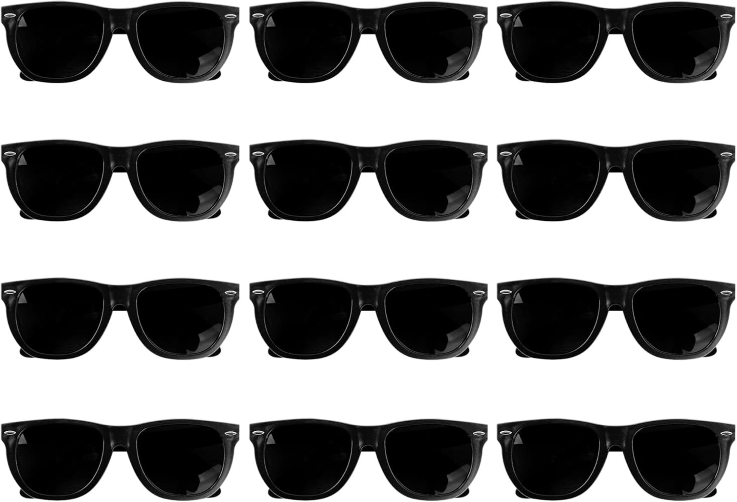 Super Z Outlet Plastic Black Vintage Retro Style Sunglasses Shades Eyewear for Party Prop Favors,... | Amazon (US)