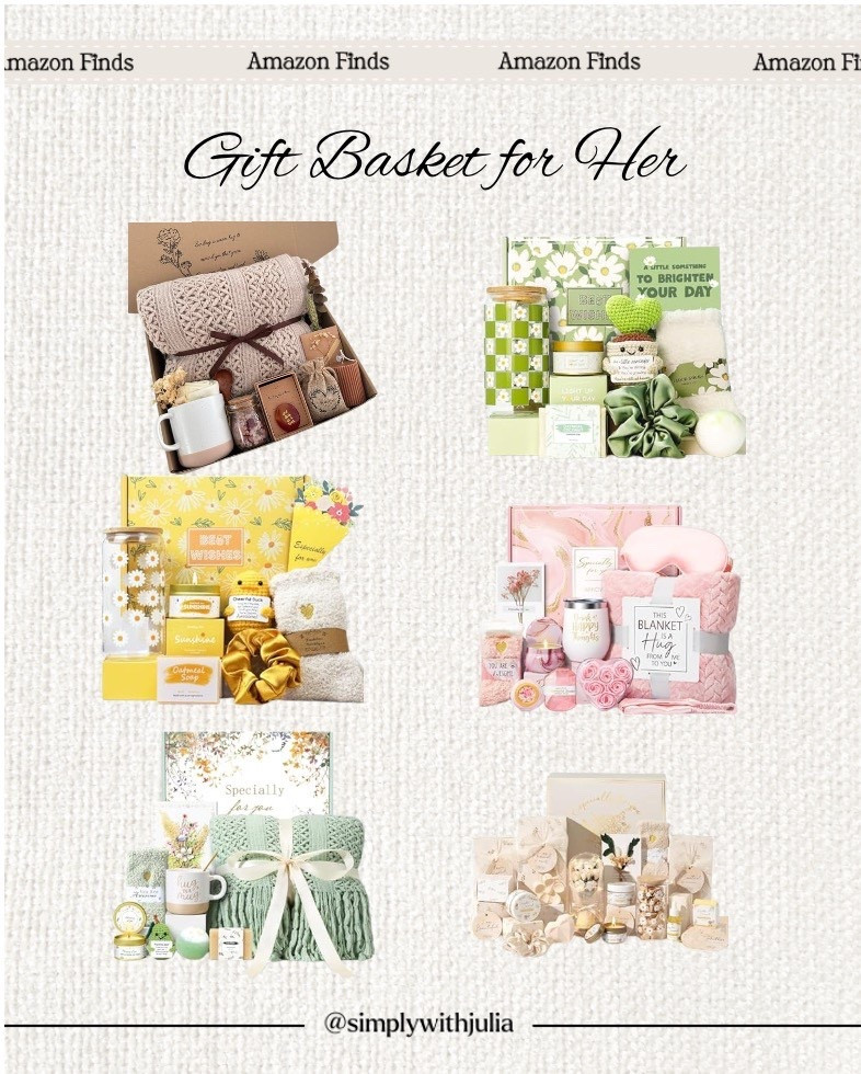 🎀 Gift a basket full of joyful goodies to brighten up someone’s day. ☀️
#amazonfinds #giftbasket #giftideas #giftideaformom #giftideaforsister

#LTKHome #LTKOver40 #LTKSeasonal