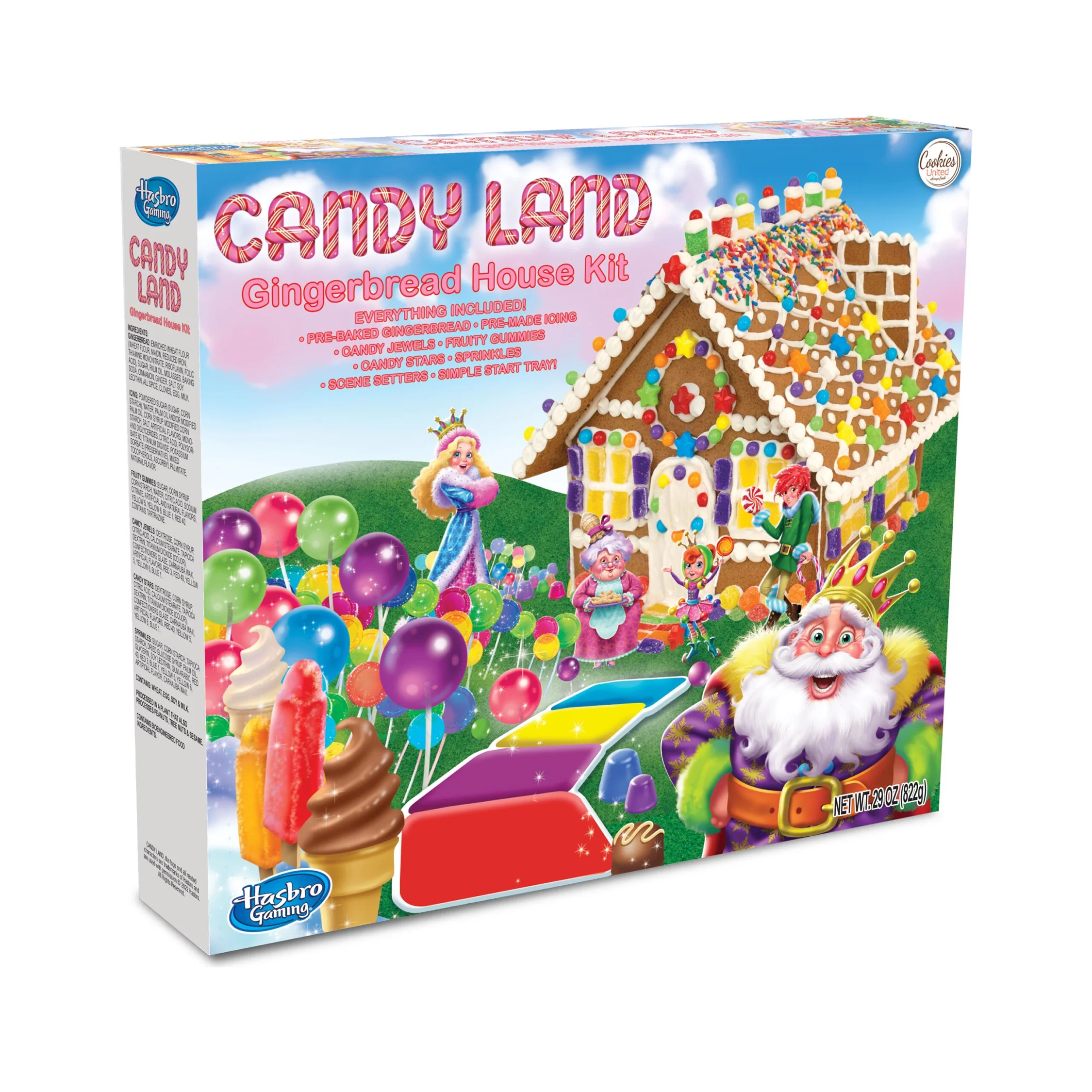 Candyland Holiday Gingerbread House Kit, 29 oz - Walmart.com | Walmart (US)