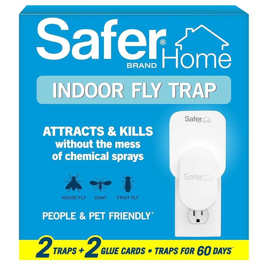 Safer Home Indoor Plug-in Fly Trap - SH502-2SR - Effective Fruit Fly Traps for Indoors, Gnat Trap... | Amazon (US)