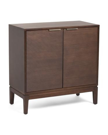 32x15.7x32.3 Fluted 2 Door Cabinet | TJ Maxx
