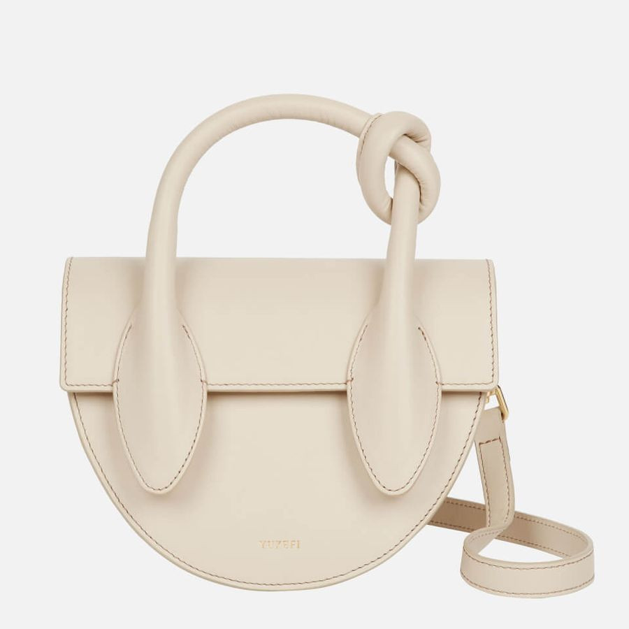 Yuzefi Women's Dolores Leather Bag - Oatmeal | Coggles (Global)
