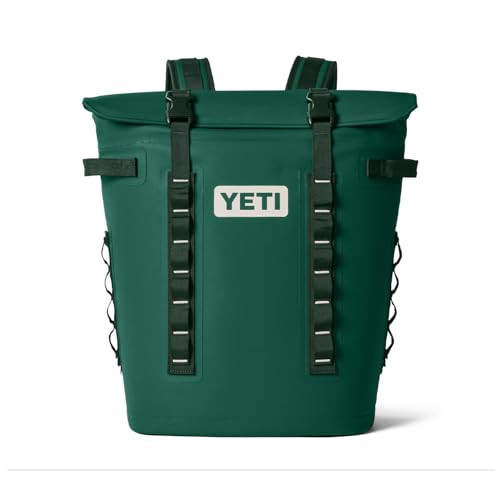 YETI Hopper M20 Backpack Soft Sided Cooler with MagShield Access, Black Forest Green | Amazon (US)