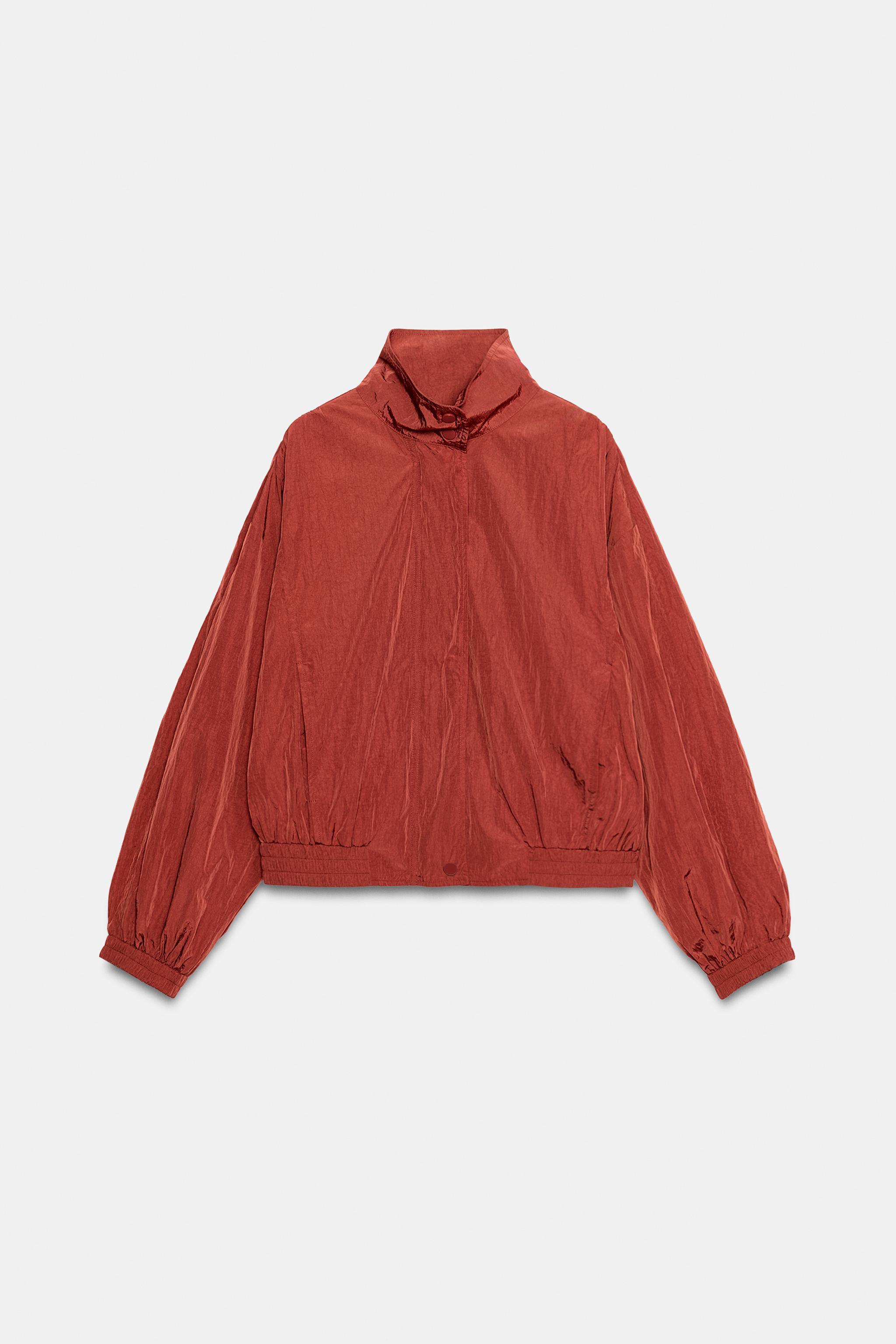 STAND-UP COLLAR BOMBER JACKET | Zara US