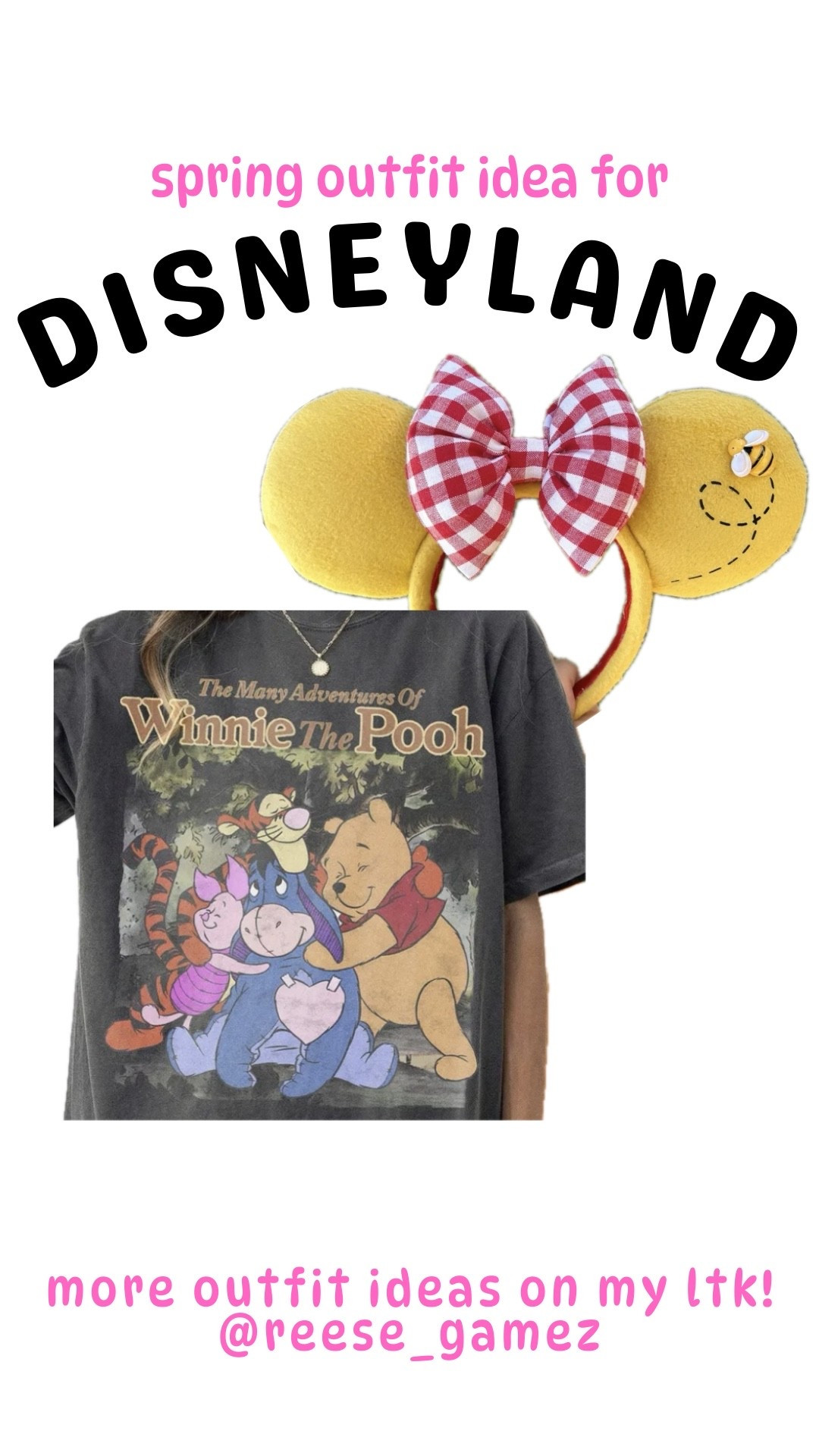 disney outfit, disneyland outfit, disney outfits, disneyland outfits, winnie the pooh outfit, mickey ears, minnie ears

#LTKTravel #LTKSeasonal #LTKootd