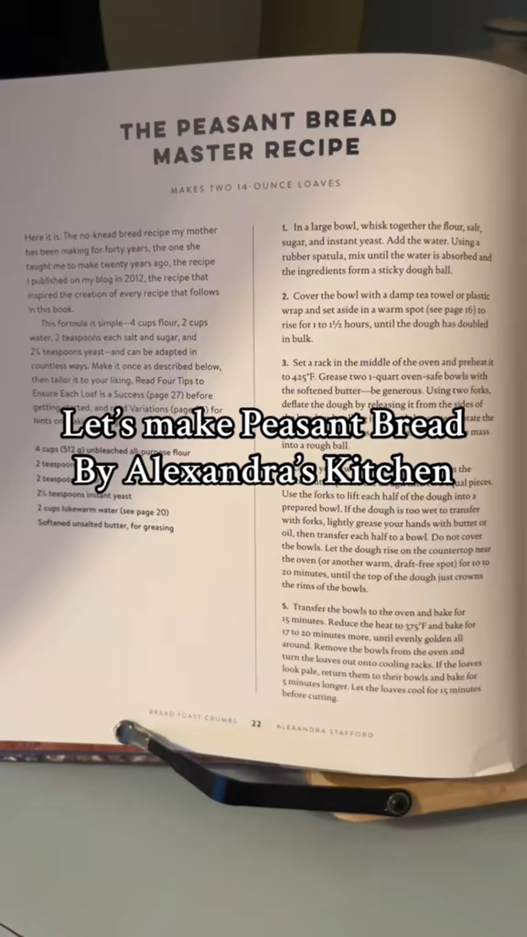 One of my favorite easy bread recipes Peasant Bread from Alexandra’s Kitchen. It’s the perfect beginner-friendly loaf with a soft inside and golden crust. No kneading, no stress, just a cozy homemade bread recipe anyone can make. Such a staple if you love simple comfort baking.


#LTKHome #LTKfoodie #LTKSeasonal