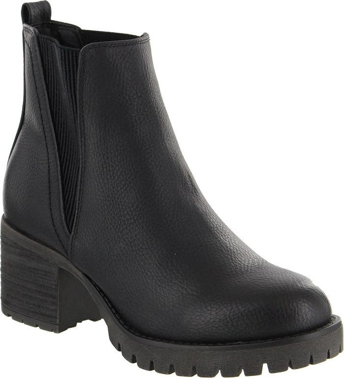 Jody Ribbed Block Heel Chelsea Boot | Nordstrom Rack