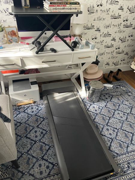My hubs walking pad and standing desk situation