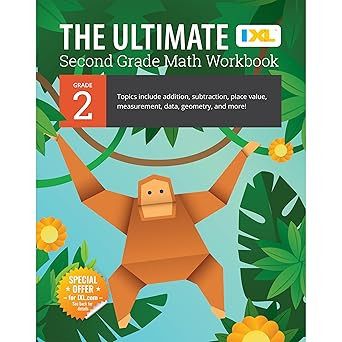 The IXL Ultimate 2nd Grade Math Workbook, Activity Book for Kids Ages 7-8 Covering Addition, Subt... | Amazon (US)