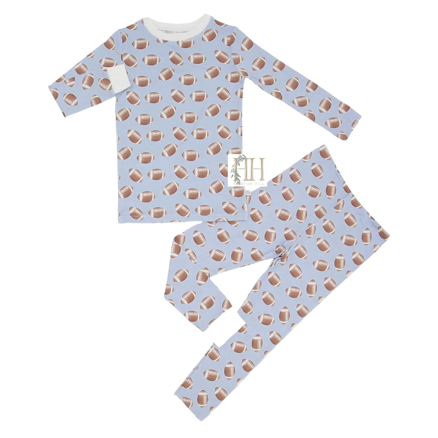 Boys Blue Football Loungewear Set | Hamner Hill