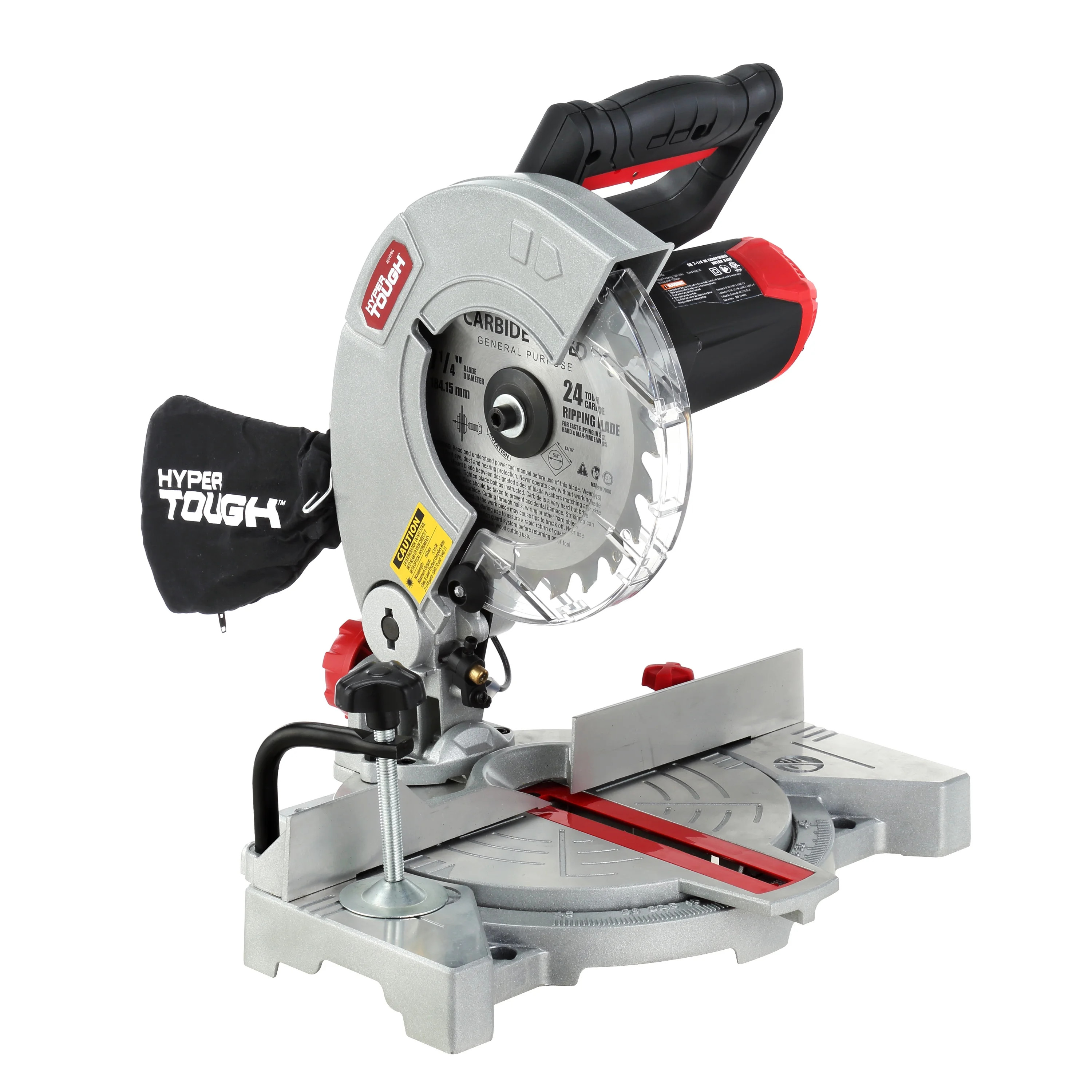 Hyper Tough 9 Amp 7-1/4 inch Compound Miter Saw, New Condition | Walmart (US)