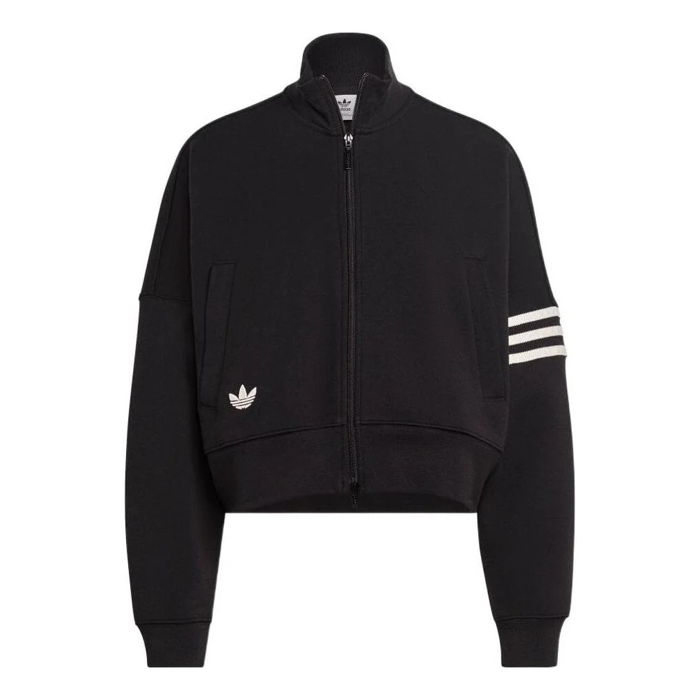 (WMNS) adidas Adicolor Neuclassics Track Jacket 'Black' IB7317 | KICKS CREW