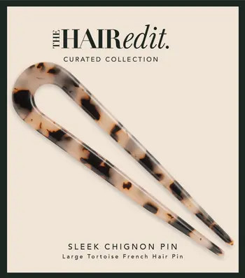 The Hair Edit Sleek Tortoise Chignon Knot Hair Pin | Nordstromrack | Nordstrom Rack