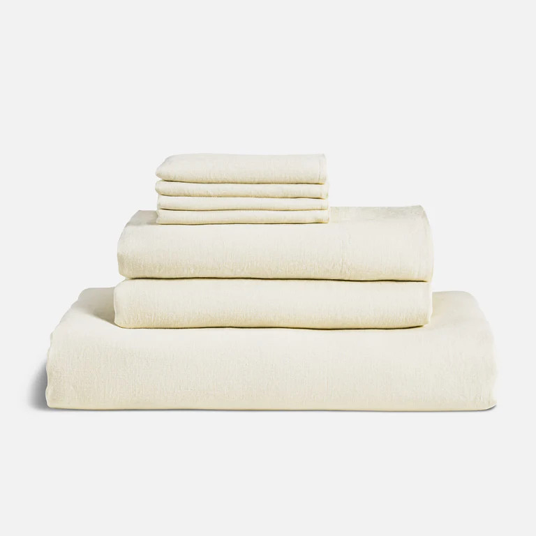 Washed European Linen Hardcore Sheet Bundle | Brooklinen