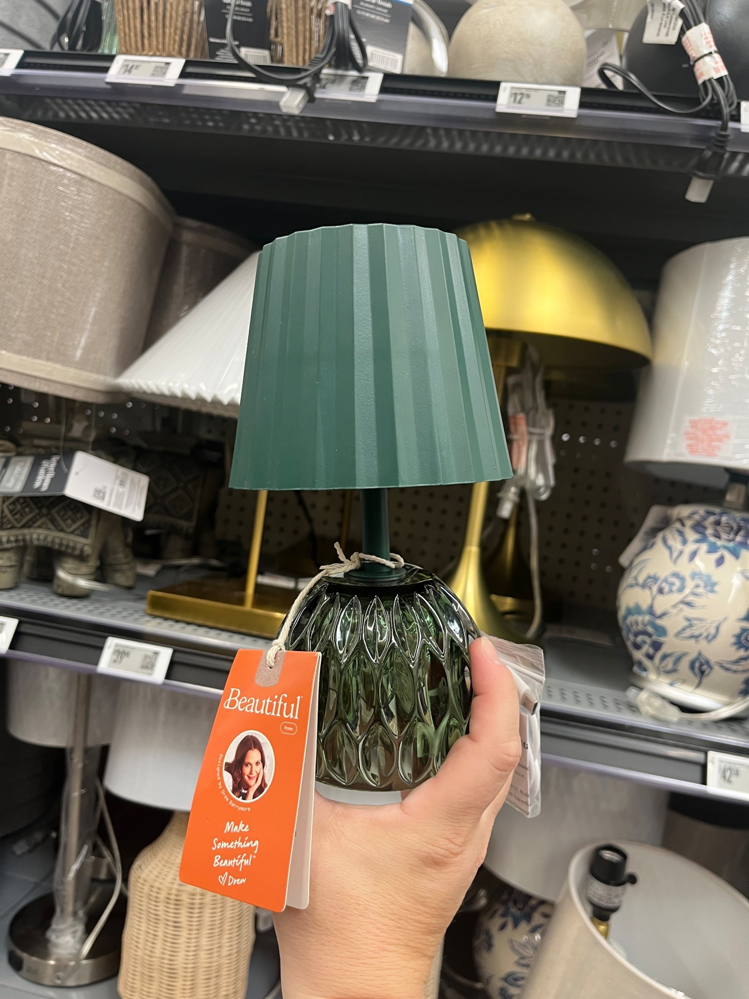 This mini lamp stopped me in my tracks! Taking it home to audition as a kitchen lamp. 

#LTKFindsUnder50 #LTKHome #LTKSeasonal