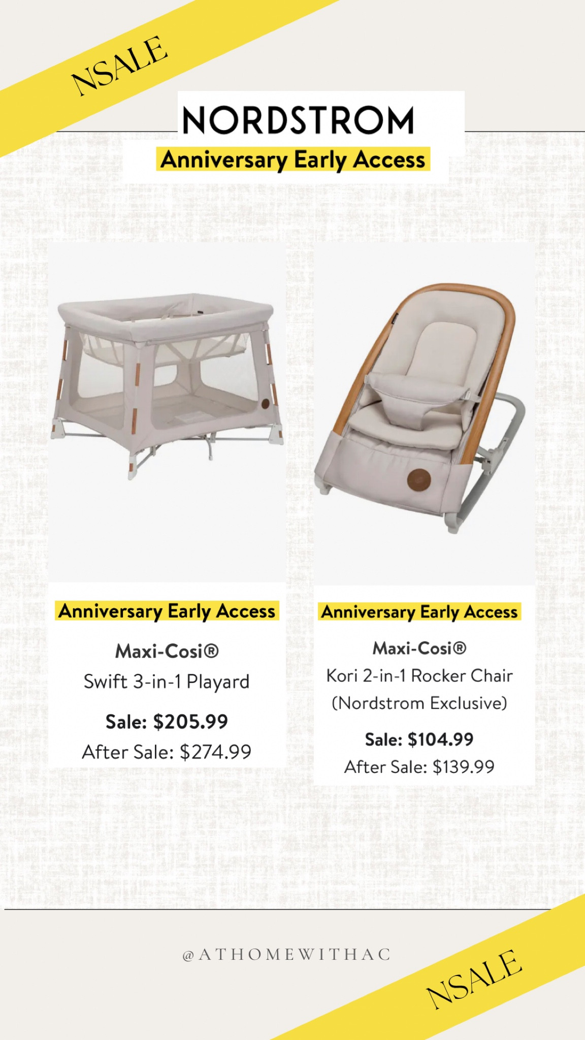 Nsale baby gear rocker and play yard

#LTKbump #LTKxNSale #LTKbaby