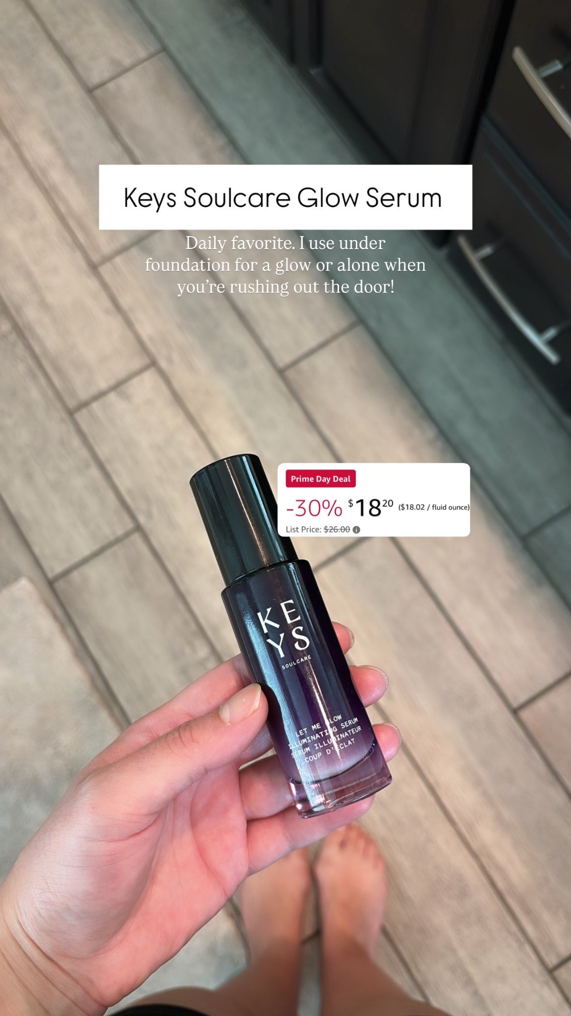 My daily favorite on sale RN $18 (was $26) 

#primedeals #primeday #dailydeals #glowmeupserum #keysglowmeup #faceserum #primesale #amazonfinds #amazonfavorite #keysproducts #beautyproducts #beauty #beautyfavorite #dailyfavorite 

#LTKBeauty #LTKSaleAlert #LTKFindsUnder50