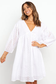 Leela Dress - White | Petal & Pup (US)