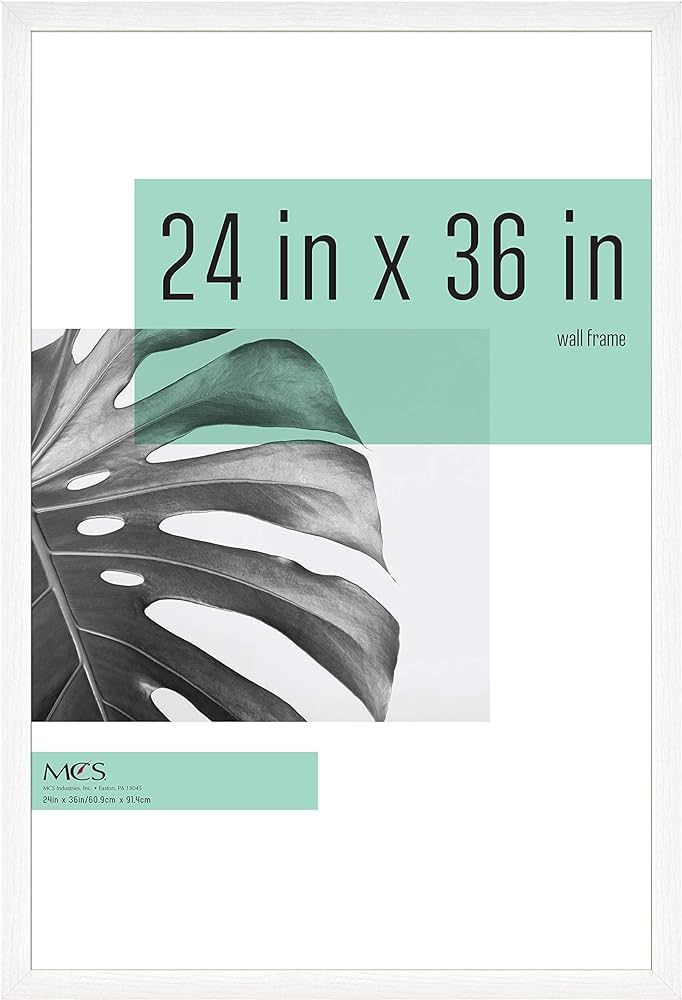 MCS Studio Gallery Frame, White Woodgrain, 24 x 36 in, Single | Amazon (US)