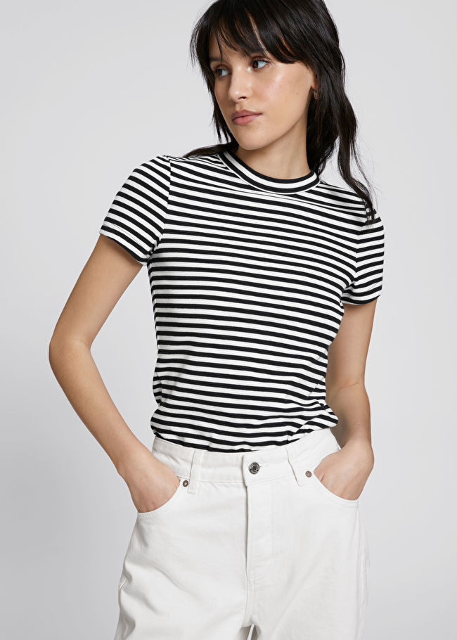 Ribbed Cropped T-Shirt | & Other Stories (EU + UK)