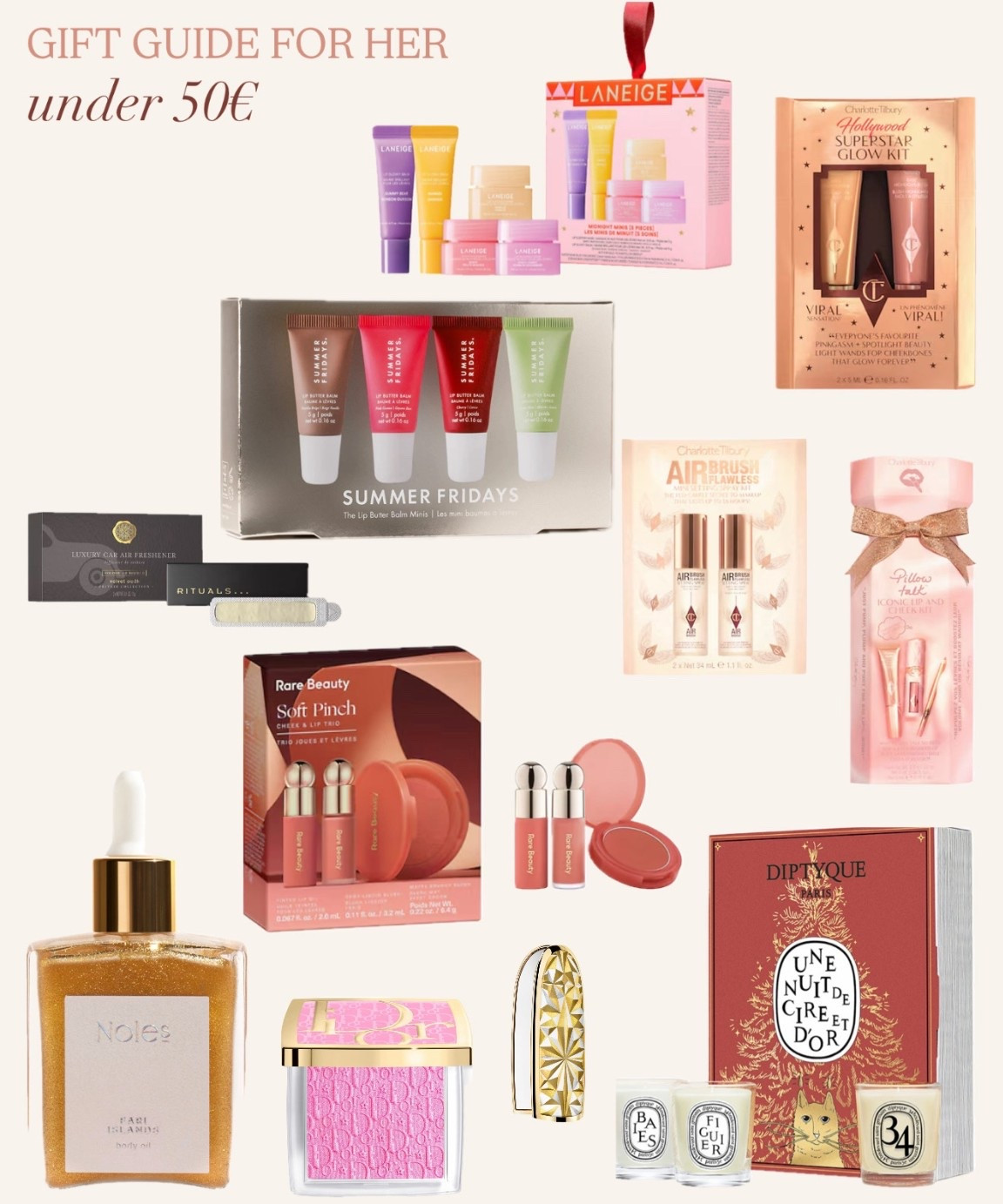 save this for black friday & christmas! 🎄 gifts under 50€ 🤍 #gift

#LTKeurope #LTKsale #LTKdeutschland