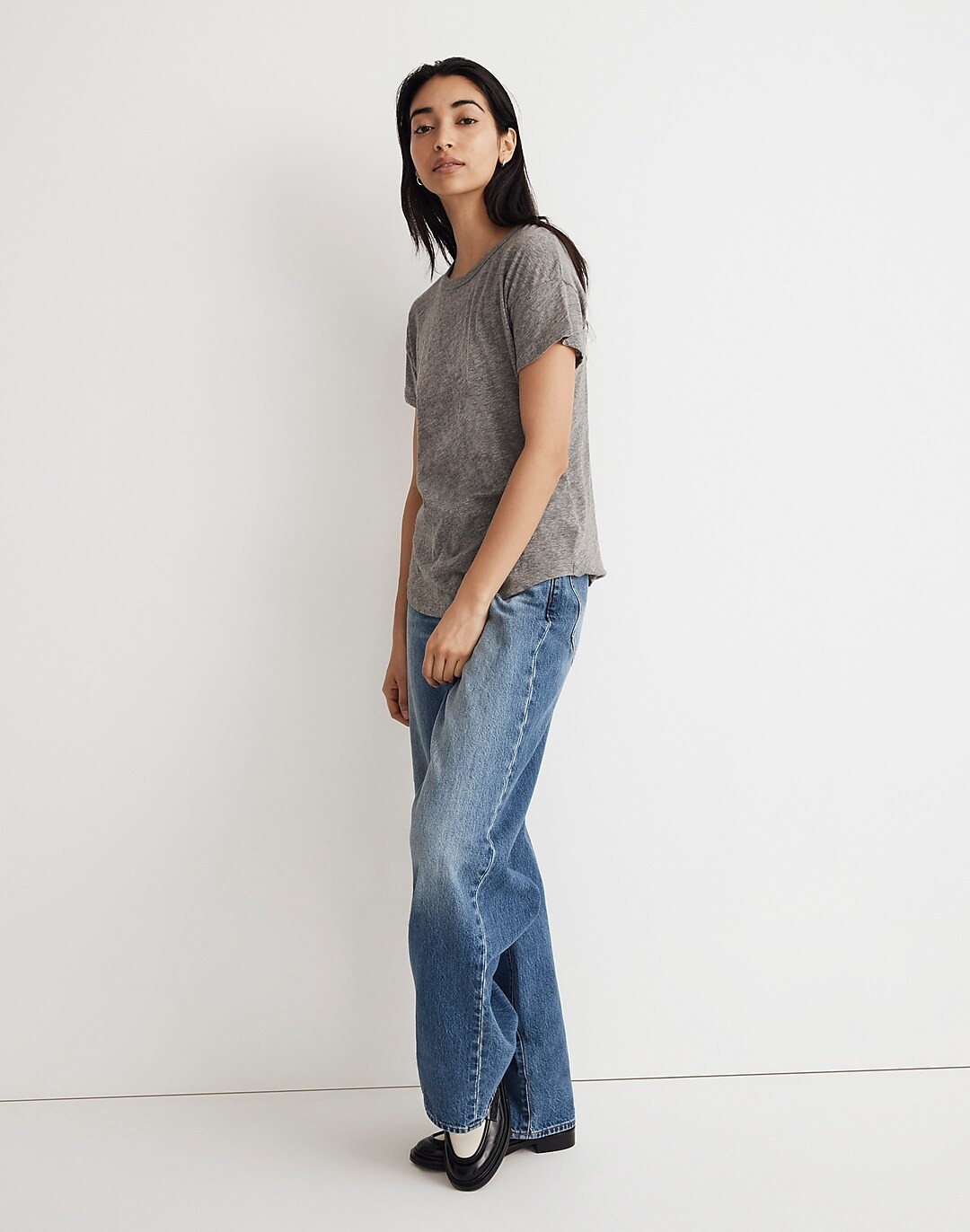 Whisper Crew Neck Tee | Madewell