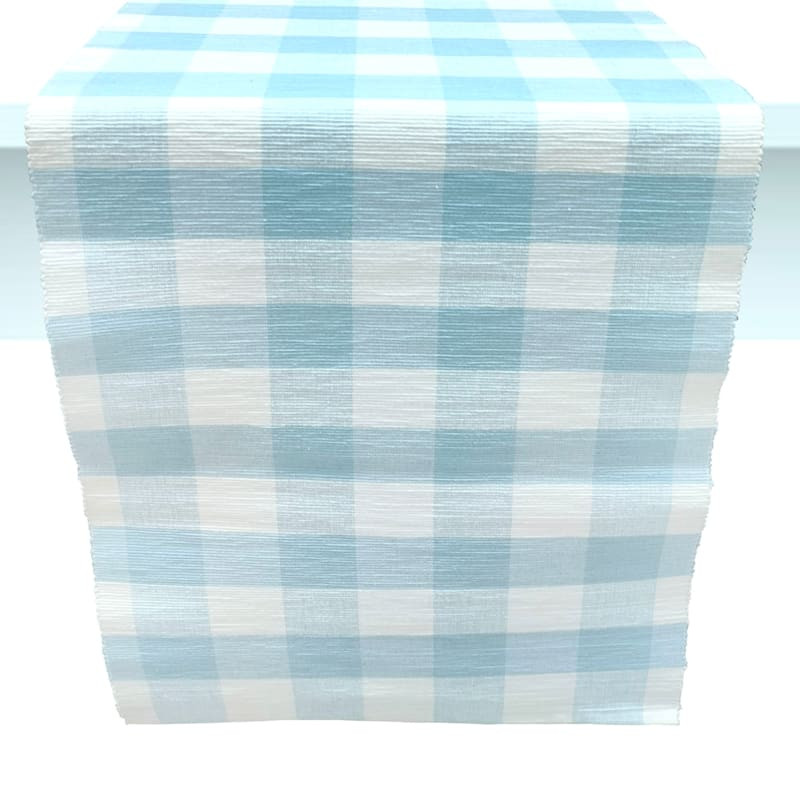Easter Blue Buffalo Check Table Runner, 72x13 | At Home