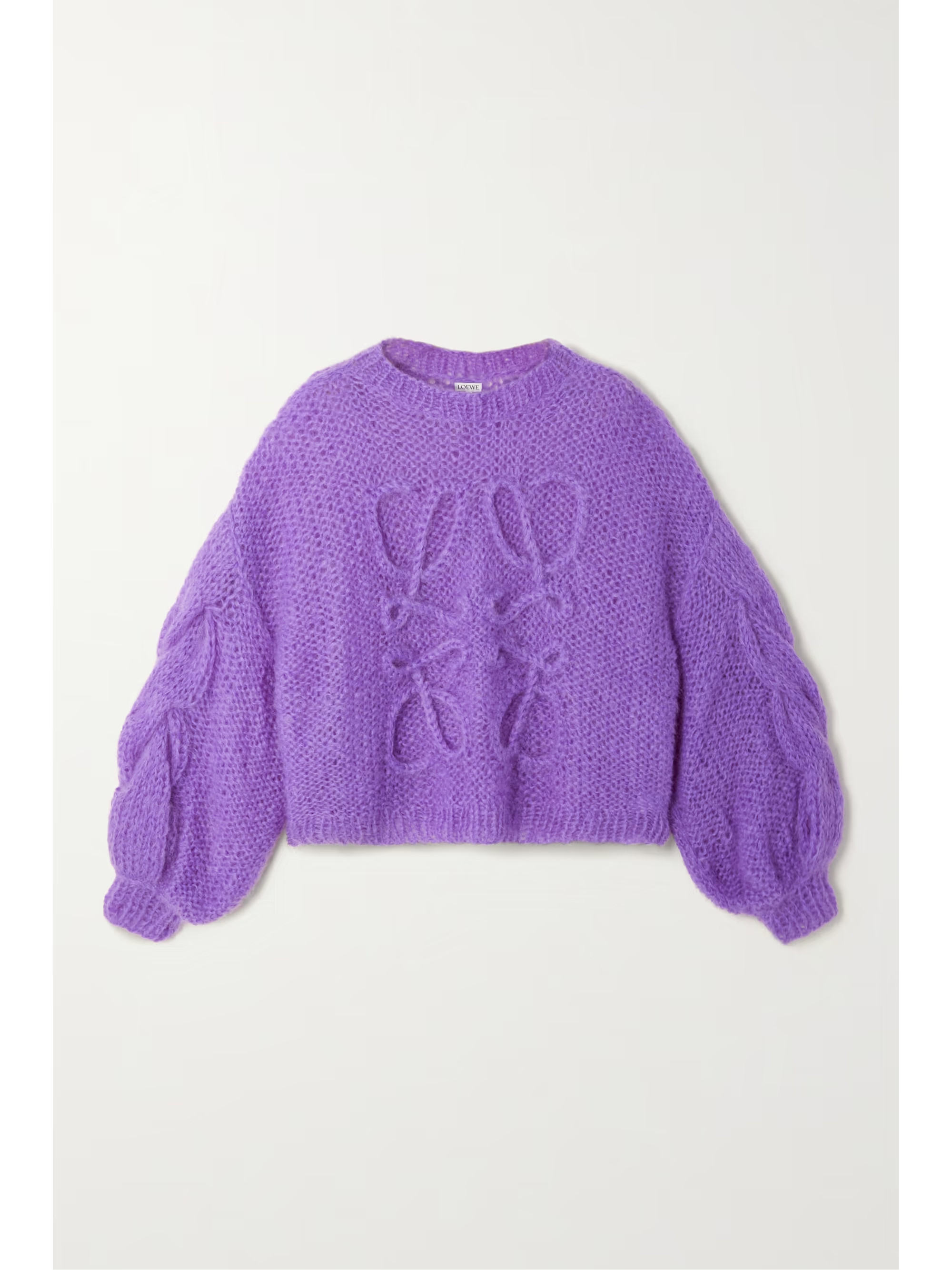 Anagram open-knit mohair-blend sweater | NET-A-PORTER (US)