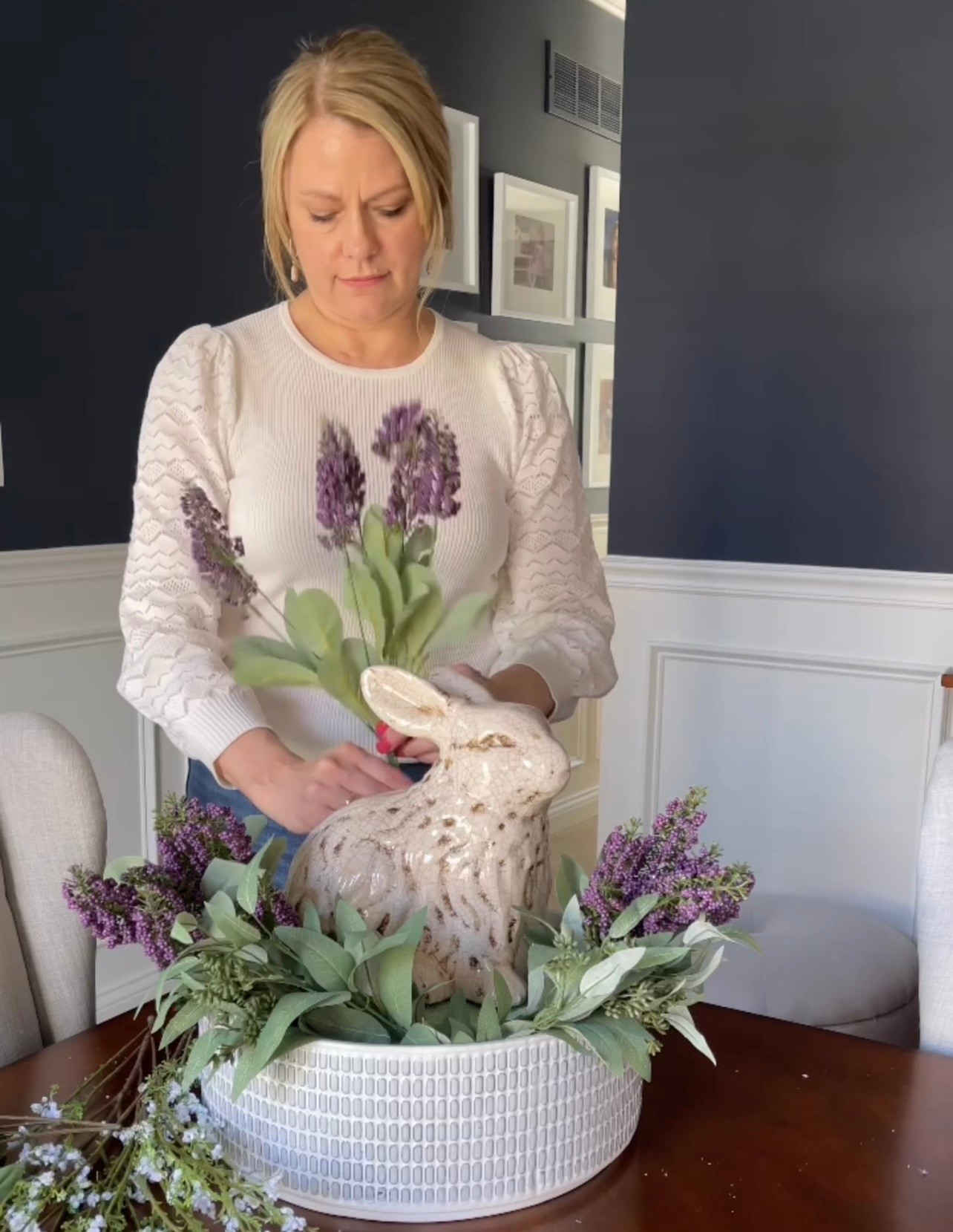 This is one of my favorite DIY Easter arrangements that you can easily recreate! 🐇🐣🌸

#LTKSeasonal #LTKHome