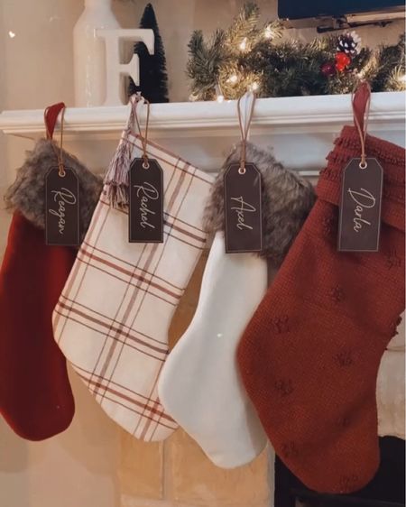 Loving how the leather stocking tags compliment my stockings this year!

#LTKSeasonal #LTKhome #LTKHoliday
