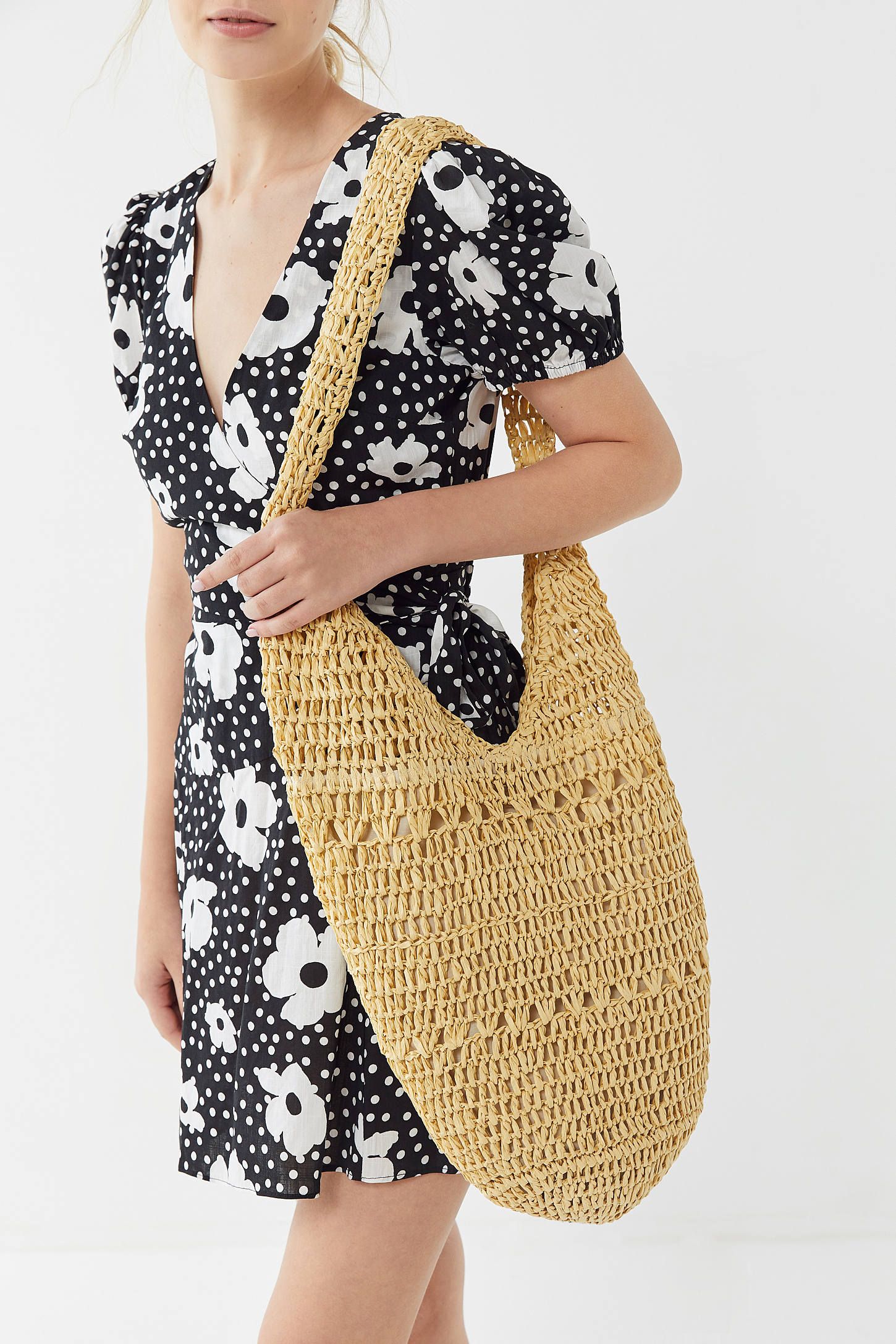 Soft Straw Tote Bag | Urban Outfitters (US and RoW)