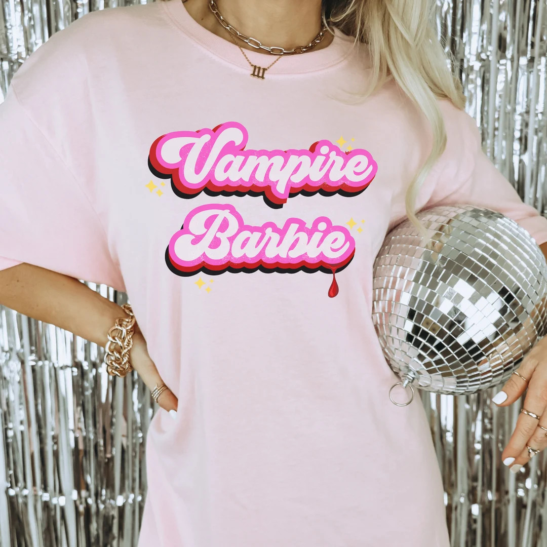 Tvd Shirt Vampire Diaries Shirt Vampire Barbie Tvd Fan - Etsy | Etsy (US)