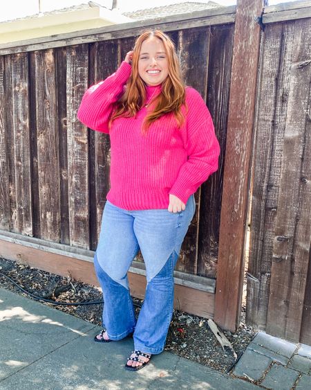 Anyone else loving pink at all times of the year? This sweater from @walmartfashion is incredibly soft and cozy, perfect for the cooling temps! #Ad And these colorblock jeans were just too unique to resist! What’s your favorite thing to wear in the fall? @walmart #walmartfashion

#LTKSeasonal #LTKfindsunder50 #LTKmidsize