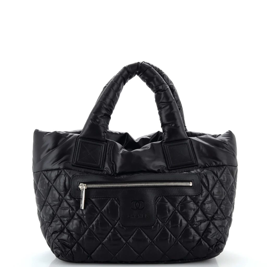 Coco Cocoon Reversible Tote Quilted Nylon Small | Rebag