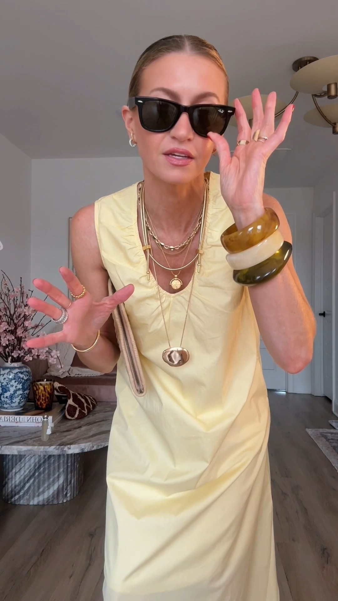 Yellow dress for sushi tonight. Runs TTS, wearing a S

#LTKootd #LTKgrwm #LTKdayinmylife