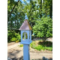 Bird Feeder Copper Roof Handmade Vinyl Pvc | Etsy (US)