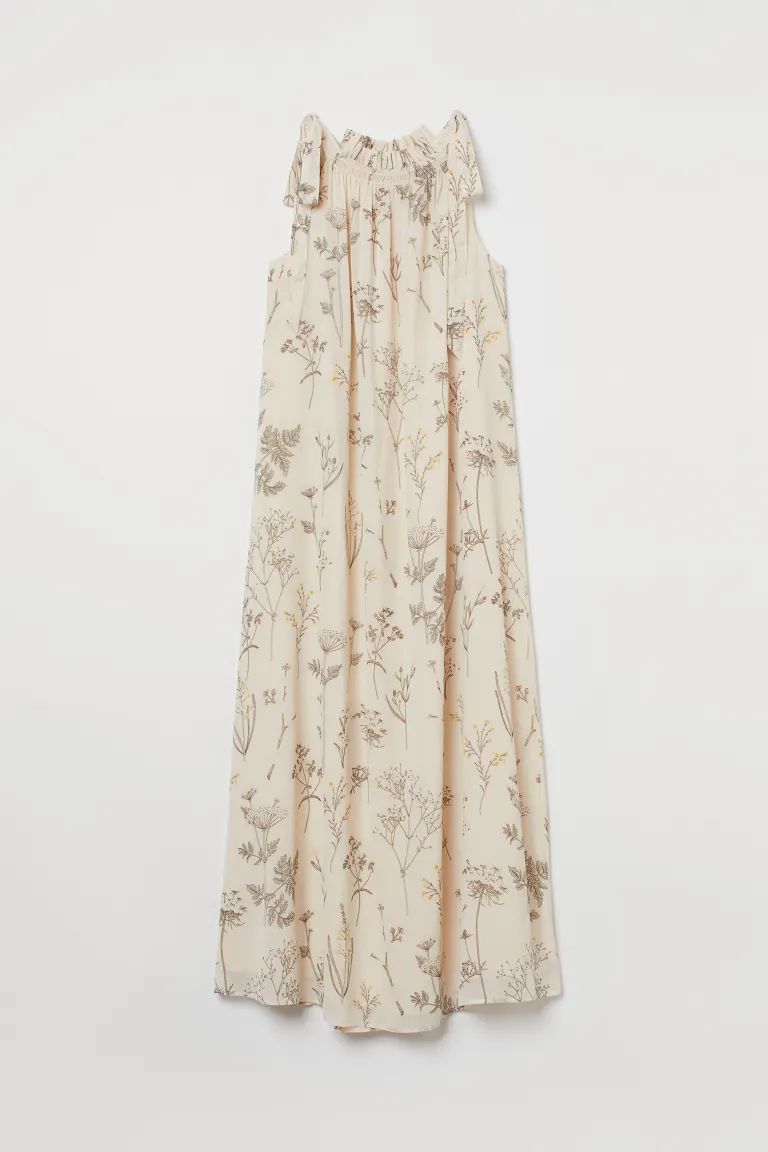 Crinkled long dress | H&M (UK, MY, IN, SG, PH, TW, HK)