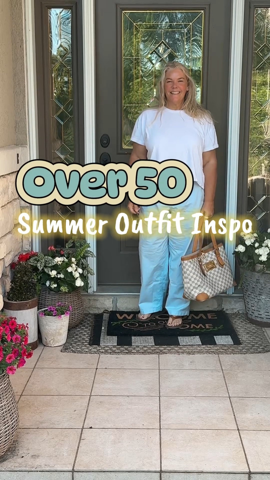 Easy Over 50 Summer Outfit!! These pull on pants are so dang nice! I’m wearing a medium! The LV bag is early 2000’s!! #summeroutfit #summerpants #fashionover50

#LTKOver40 #LTKSeasonal #LTKootd