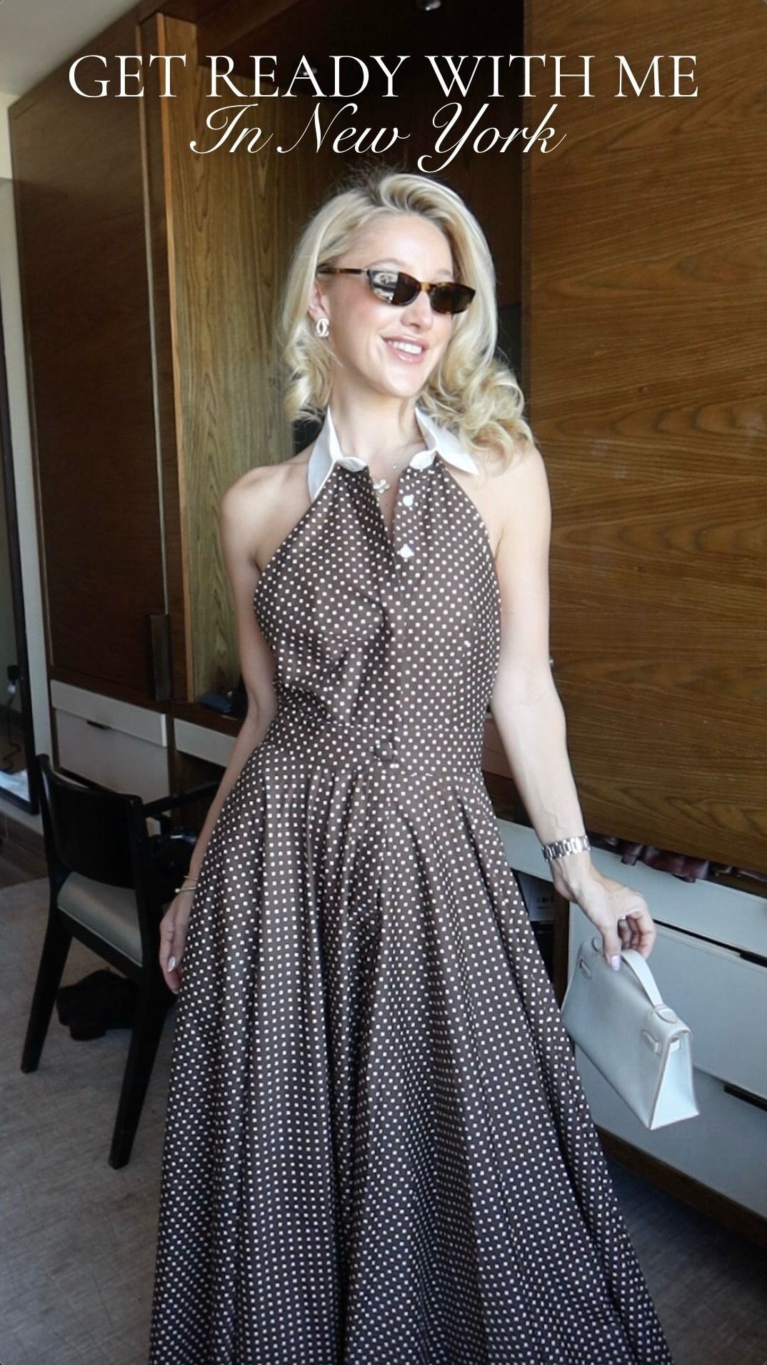 Get Ready With Me for a Bridal Shower in New York! #newyork #bridalshower #weddingguest #browndress #polkadot 

#LTKpartywear #LTKwedding #LTKautumn